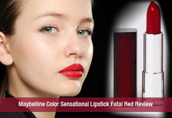 Maybelline Color Sensational Lipstick Fatal Red Review