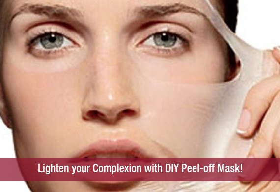 Lighten your Complexion with DIY Peel-off Mask!